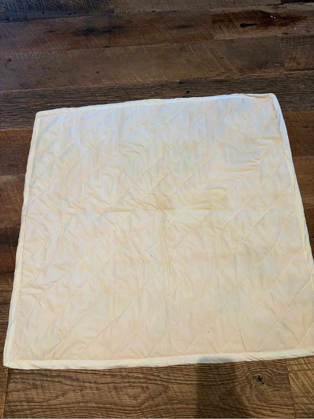 Handmade Pastel Patchwork Baby Quilt / Play Mat